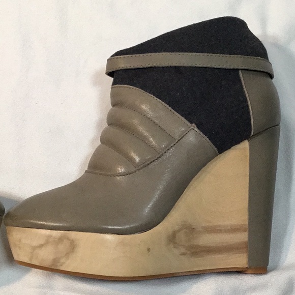 N.Y.L.A. Wedge heel ankle boots - Picture 6 of 10